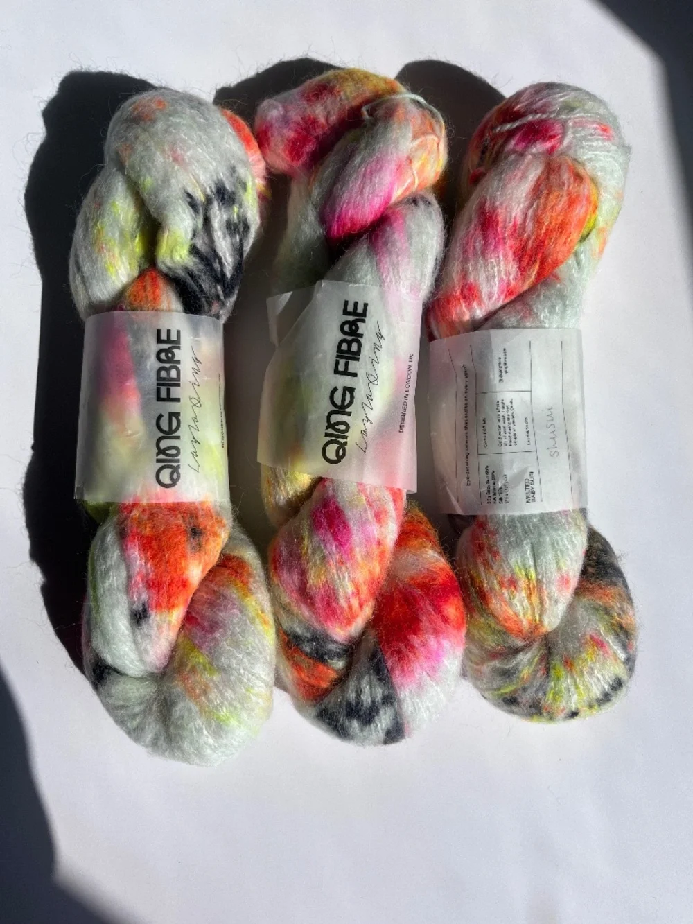 Qing Fibre Melted Baby Suri yarn